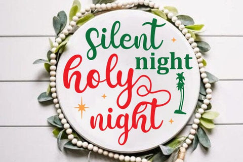 Silent Night Holy Night SVG Angelina750 