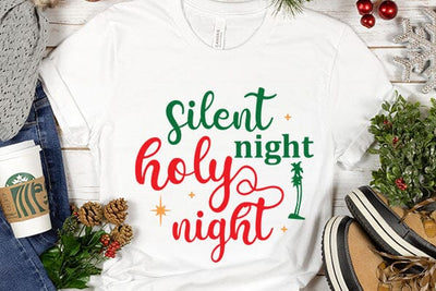 Silent Night Holy Night SVG Angelina750 