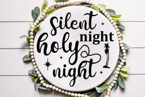 Silent Night Holy Night SVG Angelina750 
