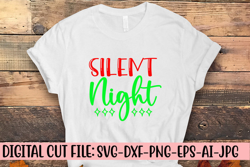 Silent Night SVG Cut File SVG Syaman 
