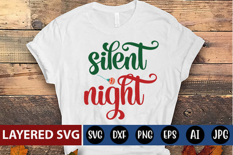 silent night SVG cute file SVG Blessedprint 