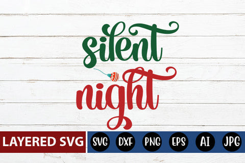 silent night SVG cute file SVG Blessedprint 