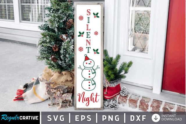 Silent night SVG Design SVG Regulrcrative 