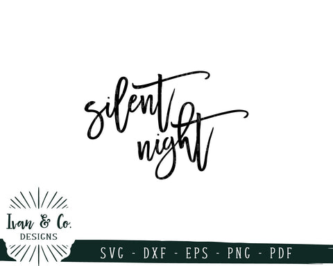 Silent Night SVG Files | Christmas | Holidays | Winter SVG (744829619) SVG Ivan & Co. Designs 