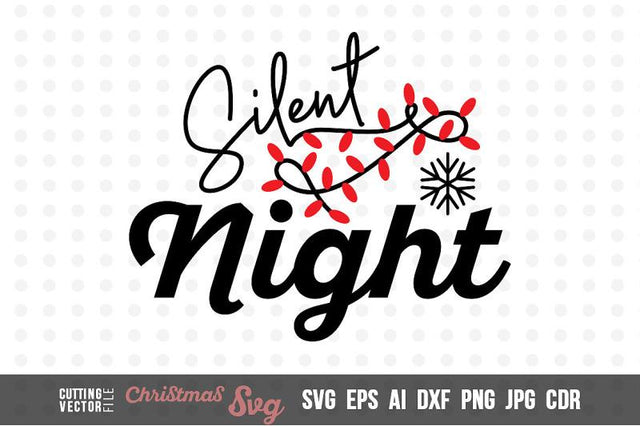 Silent Night SVG SVG VectorSVGdesign 