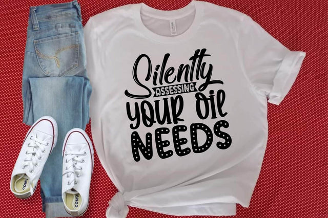 Silently assessing your oil needs SVG designartist 