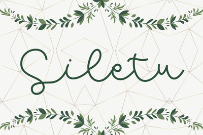 Siletu Font Font Aisyah 