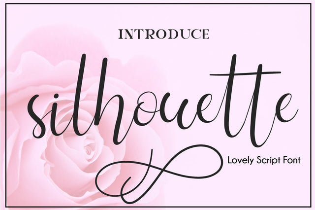 Silhouette Script Font Fallen Graphic Studio