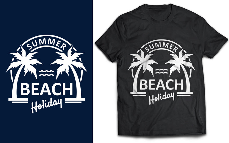 Silhouette Summer Palm Tree | T Shirt SVG Design SVG naemmiah021 