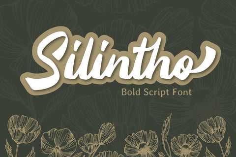 Silintho - Script Font Font Attype studio 