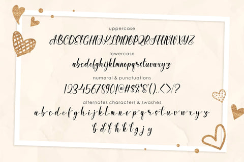 Silkyhearts Font Qwrtype Foundry 