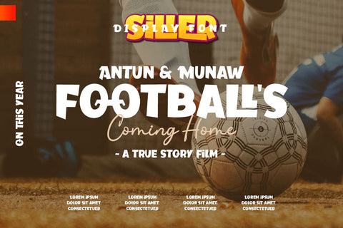 Siller Font twinletter 