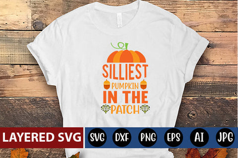 silliest pumpkin in the patch SVG cute file SVG Blessedprint 