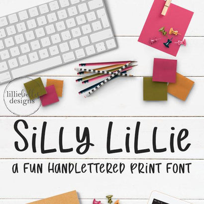 Silly Lillie Font lillie belles designs 
