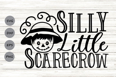Silly Little Scarecrow| Halloween SVG Cutting Files. SVG CosmosFineArt 