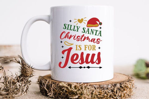 silly santa christmas is for jesus SVG Angelina750 