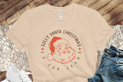Silly Santa Christmas Is For Jesus SVG Desig SVG SVGista 