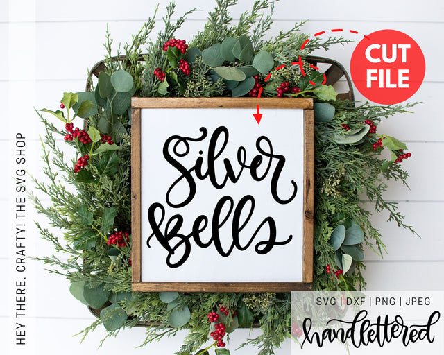 Silver Bells SVG Hey There, Crafty! 
