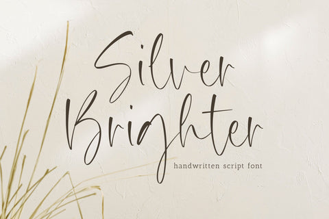 Silver Brighter Font Timur type 