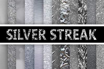 Silver Digital Paper Textures Sublimation Old Market 