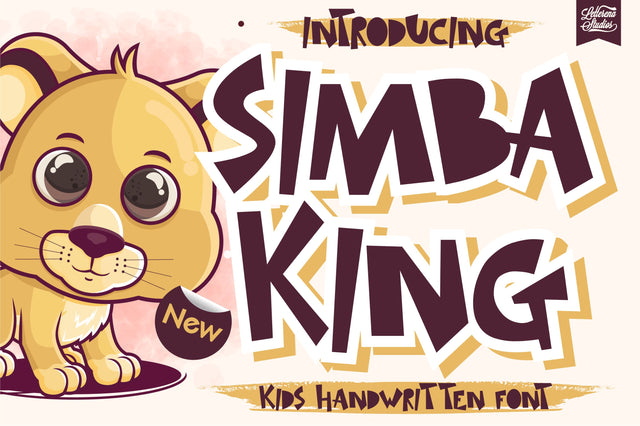 Simba King Font Letterena Studios 
