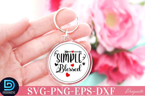 Simple blessed SVG SVG DESIGNISTIC 