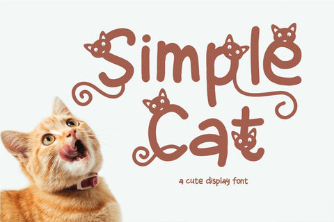 Simple Cat Font Kasih Ibu 