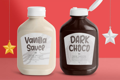 Simple Christmas Font Stefani Letter 