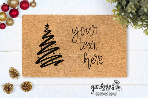 Simple Christmas Tree SVG Gardenias Art Shop 