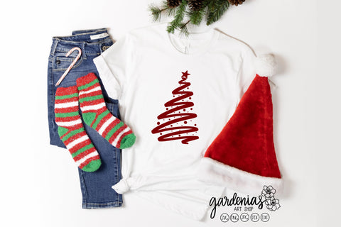 Simple Christmas Tree SVG Gardenias Art Shop 