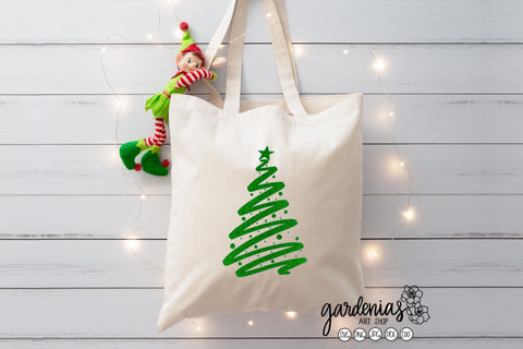 Simple Christmas Tree SVG Gardenias Art Shop 