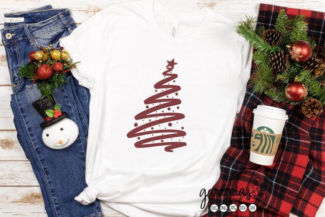 Simple Christmas Tree SVG Gardenias Art Shop 