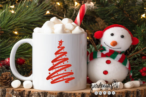 Simple Christmas Tree SVG Gardenias Art Shop 