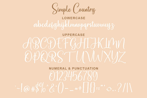 Simple Country Font Rotterlab studio 