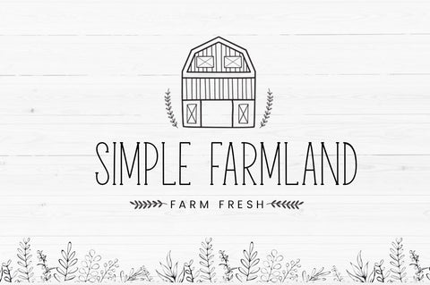 Simple Farmland Font Manjali_Studio 