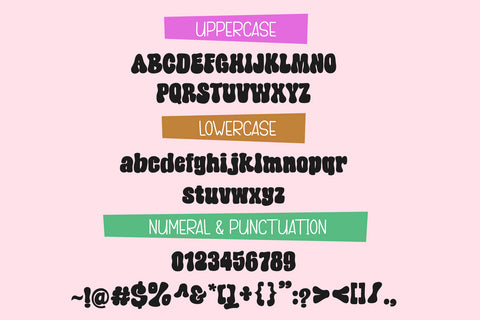 Simple Gift Font letterbeary 