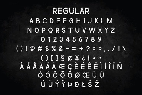 Simple Grunge Font Irvan Randi 