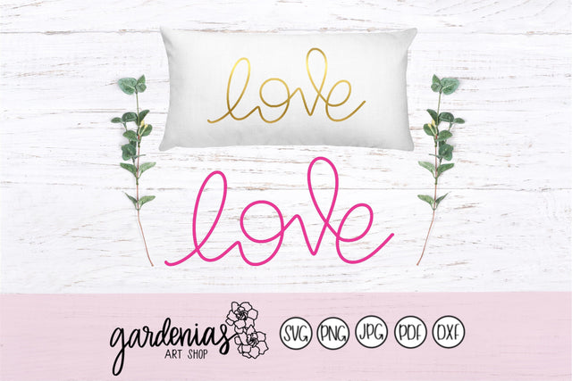Simple Love SVG Gardenias Art Shop 