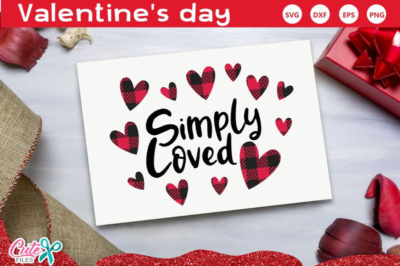 Simple loved SVG for crafters SVG Cute files 