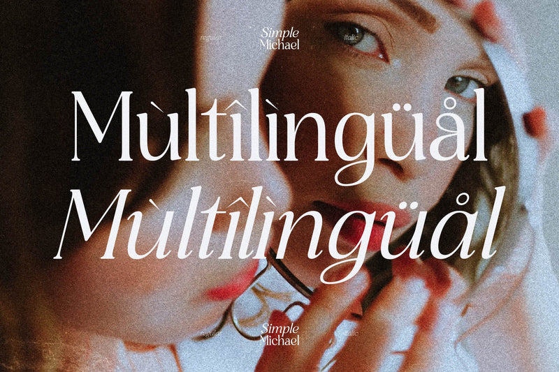 Simple Michael Typeface - So Fontsy
