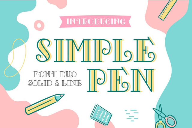 Simple Pen Font Zeenesia Std 