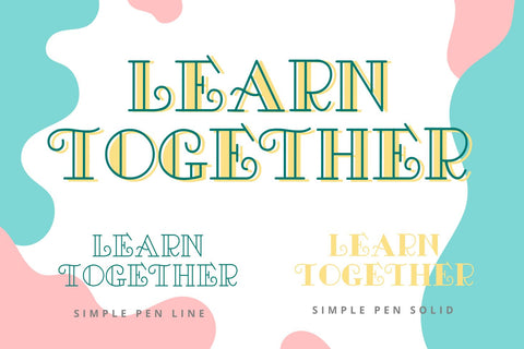 Simple Pen Font Zeenesia Std 