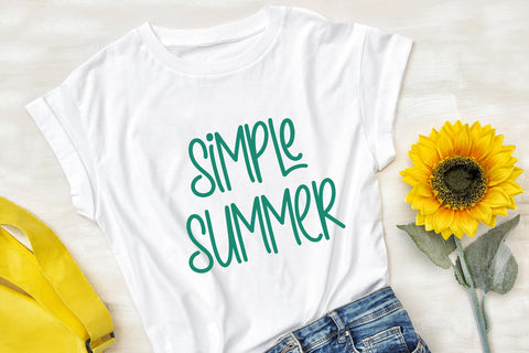 Simple Summer Font Sakha Design Studio 