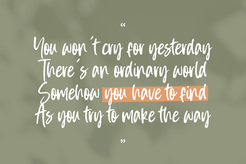 Simpleoak Modern Handwritten Font Font Balpirick 