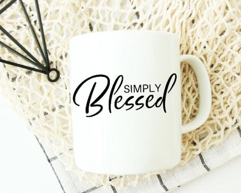 Simply Blessed Bible Verse Svg SVG She Shed Craft Store 