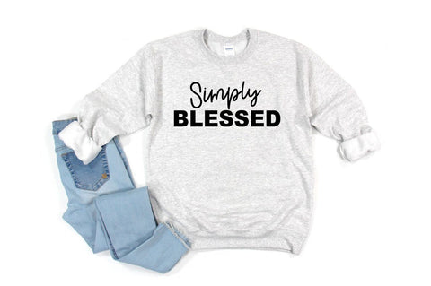 Simply Blessed SVG Cut File SVG Simply Cutz 