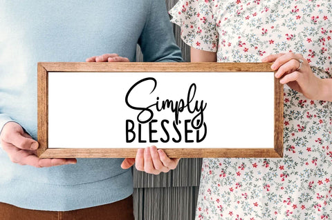 Simply blessed SVG designartist 