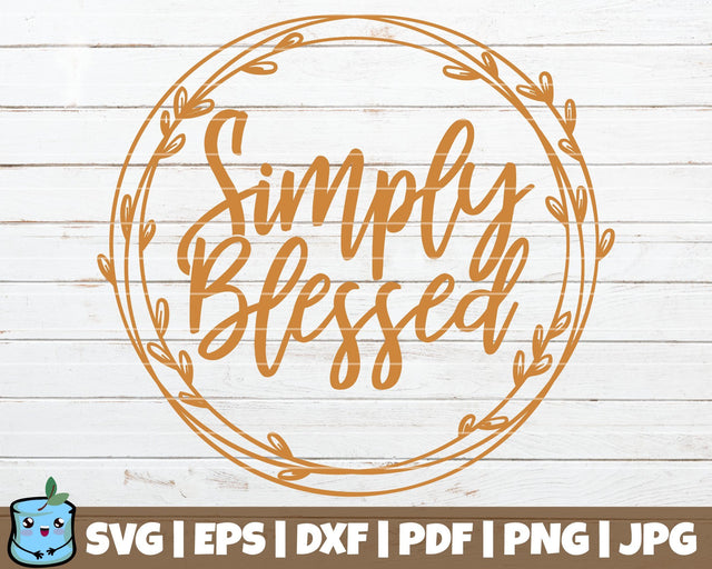 Simply Blessed SVG MintyMarshmallows 