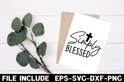 Simply Blessed SVG Rupkotha 