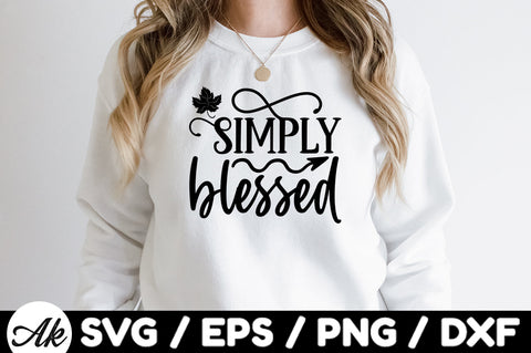 Simply blessed svg SVG akazaddesign 